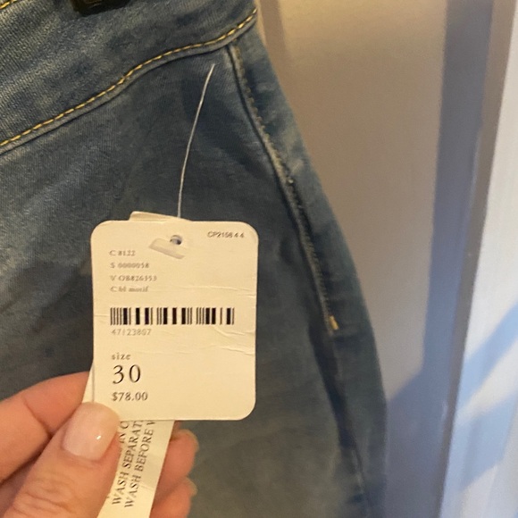 Free People Light Blue Wide Leg Jeans - Picture 4 of 4